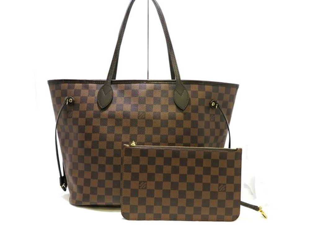 LOUIS VUITTON Neverfull Tote Bag Damier